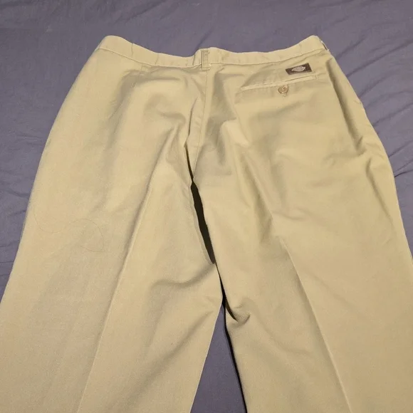 Dickies Women's Straight Leg Pants in Light Yellow - Picture 10 of 13